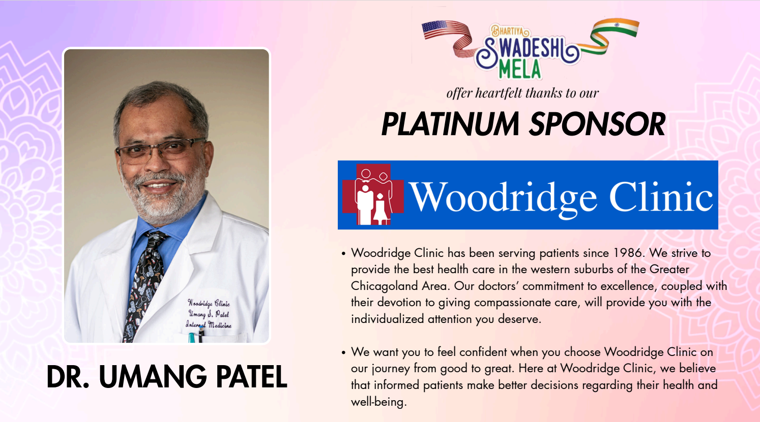 Woodridge Clinic — Platinum Sponsor